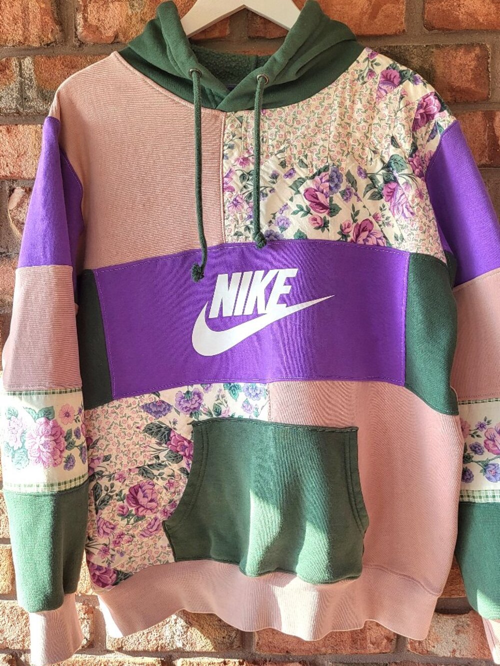 Nike Patchwork Hoodie - Picture 1 of 8